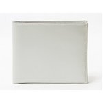 【美品 現品限り】HERMES（エルメス） 2つ折札入れ　レザー　シルバー 【中古SA】