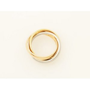 【現品限り】Cartier（カルティエ） ペンダントトップ　トリニティ　K18WG/YG/PG 【中古SA】