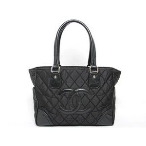 【美品 現品限り】 CHANEL ［シャネル］ キルティングトートバッグ　黒　ブラック　A33100 【中古AB】