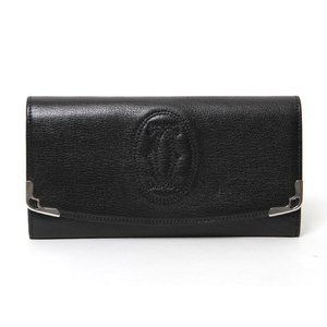 【美品 現品限り】 Cartier ［カルティエ］ 長財布　マルチェロ　レザー　黒　L3000911　【未使用】