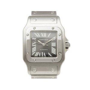 【美品 現品限り】 Cartier ［カルティエ］ サントスガルベLM　SS　観音開き　自動巻き　メンズ 【中古A】