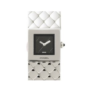 【美品 現品限り】 CHANEL ［シャネル］ マトラッセ　SS　レディース　クオーツ　時計 【中古SA】