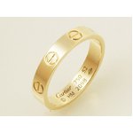 【現品限り】Cartier（カルティエ） ミニラブリングYG　#52 【中古A】