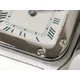 【美品 現品限り】 Cartier ［カルティエ］ サントスガルベSM クォーツ　レディース　白文字盤　旧バックル 【中古A】 - 縮小画像4