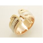 【現品限り】Cartier（カルティエ） 2Cリング　L スリーカラー　#52 【中古A】
