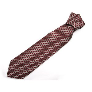 【現品限り】GUCCI ［グッチ］ ネクタイ　シルク　レッド  【新品同様】