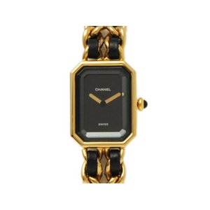 【美品 現品限り】 CHANEL ［シャネル］ プルミエール　L　GP　クォーツ　レディース　時計 【中古A】
