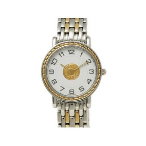 【美品 現品限り】 HERMES ［エルメス］ セリエウォッチ　コンビ　SE4.220 レディース　クォーツ 【中古SA】