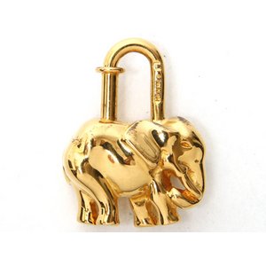 【現品限り】HERMES（エルメス） カデナ　象　ゴールド 【中古AB】