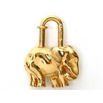 【現品限り】HERMES（エルメス） カデナ　象　ゴールド 【中古AB】
