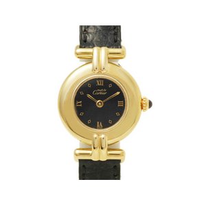 【美品 現品限り】 Cartier ［カルティエ］ マストコリゼ　GP　クオーツ　レディース 【中古B】