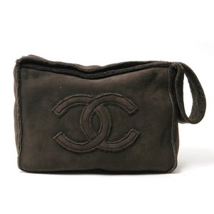 【美品 現品限り】 CHANEL ［シャネル］ ムートンショルダー　ココマーク　ブラウン 【中古AB】