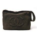 【美品 現品限り】 CHANEL ［シャネル］ ムートンショルダー　ココマーク　ブラウン 【中古AB】