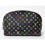 【現品限り】LOUIS VUITTON（ルイヴィトン） マルチカラー 化粧ポーチ　ポシェットコスメティック　ノワール(黒)　M47355　 【新品】