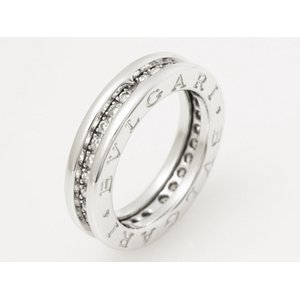 【美品 現品限り】 BVLGARI ［ブルガリ］ Bzero1リング　XS　ダイヤ　#48 【中古SA】