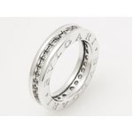 【美品 現品限り】 BVLGARI ［ブルガリ］ Bzero1リング　XS　ダイヤ　#48 【中古SA】
