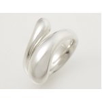 【美品 現品限り】 TIFFANY ［ティファニー］ シルバーリング　エルサ・ペレッティ　ティアドロップ 【中古A】