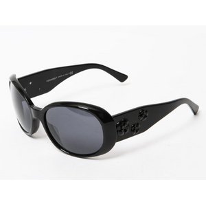 【現品限り】 CHANEL ［シャネル］ サングラス　カメリア　黒 【中古A】
