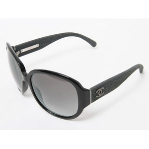 【現品限り】 CHANEL ［シャネル］ サングラス　デニム　黒 【中古A】