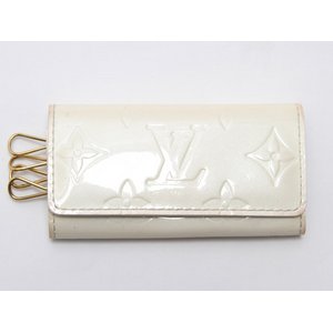 【現品限り】 LOUIS VUITTON ［ルイヴィトン］ ヴェルニ キーケース4本　ペルル　M91360 【中古B】