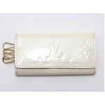 【現品限り】 LOUIS VUITTON ［ルイヴィトン］ ヴェルニ キーケース4本　ペルル　M91360 【中古B】