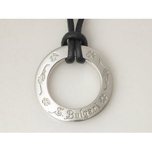 【現品限り】 BVLGARI ［ブルガリ］125周年アニバーサリー　セーブザチルドレン　ネックレス　シルバー925 【中古AB】
