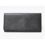 【現品限り】Louis Vuitton ［ルイヴィトン］ エピ 日本円札入れ 黒　ブラック　M63532 【中古AB】
