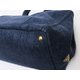 【現品限り】 PRADA ［プラダ］ カナパ　ロゴ入り　トートバッグ　デニム　ブルー　B1872B 【中古A】 - 縮小画像4