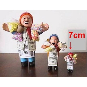 【ペルー産】伝説のエケッコー人形 7cm(ミニサイズ)2個セット 色おまかせ 写真3