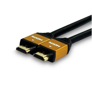 HDMIケーブル 1.0m （ゴールド） ECOパッケージ HDM10-881GD-2 2個セット - 拡大画像