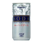 ソーダ 200ml缶 60本セット【業務用炭酸水・ソーダ】 （2ケース）