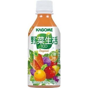 カゴメ 野菜生活100 オリジナル 360gPET 72本セット (3ケース)