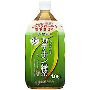 伊藤園 カテキン緑茶 1.05LPET 72本セット (6ケース) 【特定保健用食品】