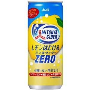 アサヒ レモンはじける三ツ矢サイダーゼロ 250ml缶 120本セット (6ケース) 