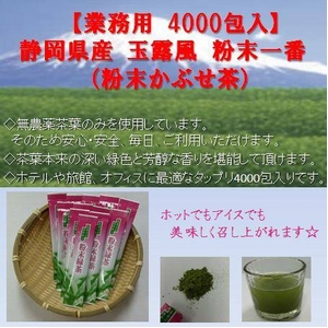 【業務用】玉露風 粉末一番（かぶせ茶） 4000包入