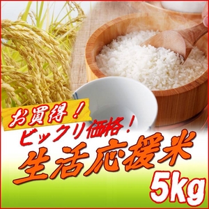 生活応援米 白米5kg　【松】