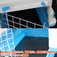 ペットキャリーケース ハードタイプ 【Sサイズ/小型犬 猫用】 50cm×34cm×32cm ABS樹脂製 ライトブルー(青) - 縮小画像2