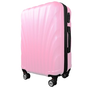 スーツケース/キャリーバッグ 【Sサイズ/小型1～3日】 機内可(機内持ち込み) TSA搭載 軽量 ファスナー ピンク - 拡大画像