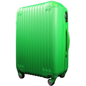 スーツケース/キャリーバッグ 【Sサイズ/小型1～3日】 機内可(機内持ち込み) TSA搭載 軽量 ファスナー グリーン(緑) - 拡大画像