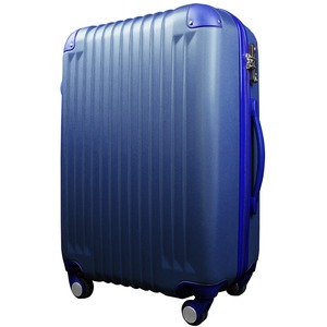 スーツケース/キャリーバッグ 【Sサイズ/小型1～3日】 機内可(機内持ち込み) TSA搭載 軽量 ファスナー ネイビー(紺) - 拡大画像