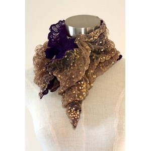 MARTINE BOISSY�i�}�[�e�B���{���V�[�j �`���[�����[�X�X�J�[�t�@Cloute Or + Iris