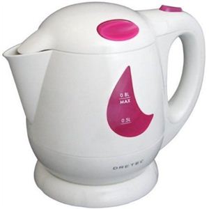 ドリテック 電気ケトル わくわくケトル ピンク - 拡大画像