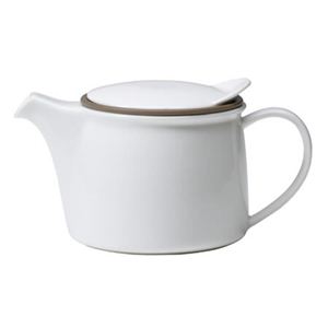 キントー BRIM ティーポット 450ml ホワイト - 拡大画像