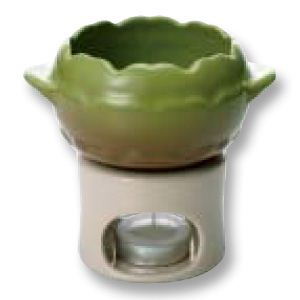 キントー GARDEN バーニャカウダポット グリーン - 拡大画像
