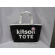 kitson（キットソン） シークインEWトート 3957 ブラック/ホワイト