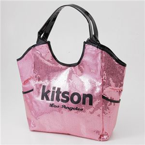 kitson（キットソン） SEQUIN トートバッグ 3375 PINK/BLACK