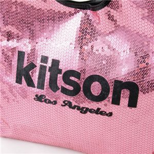 kitson（キットソン） SEQUIN トートバッグ 3375 PINK/BLACK