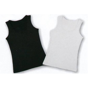 クールビズ 冷感シャツ CoolSpeed(クールスピード) 婦人用 ノースリーブ LLサイズ ブラック