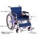 【消費税非課税】自走式低床 車椅子 AS-05 座幅38cm