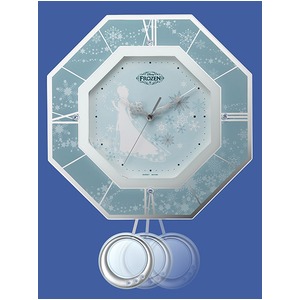 ディズニー時計シリーズ　アナと雪の女王(振り子時計) 商品写真2